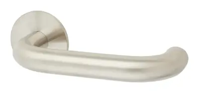 Blairquhan door handle in satin stainless