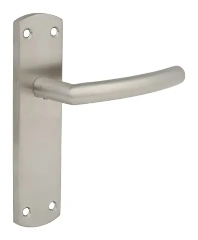 Carleton door handle in satin stainless steel