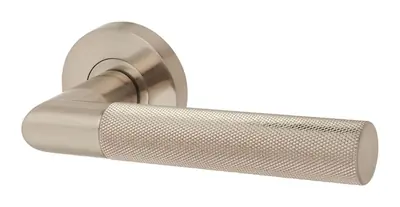 Craufurdland door handle in satin nickel