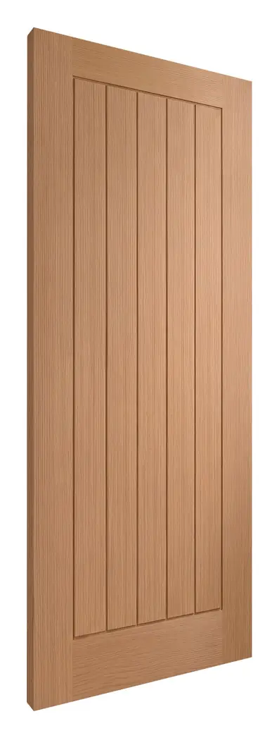 Irvine internal door in pre-finished oak veneer (D09) – supplied and fitted by McKee Joinery, Ayrshire