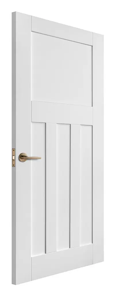 Largs internal door in white primed (D65) – supplied and fitted by McKee Joinery, Ayrshire