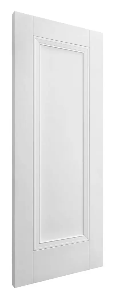 Fairlie 1 Panel internal door in white primed (D70) – supplied and fitted by McKee Joinery, Ayrshire