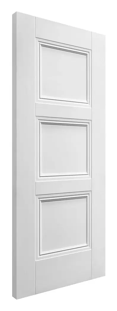 Maybole internal door in white primed (D72) – supplied and fitted by McKee Joinery, Ayrshire