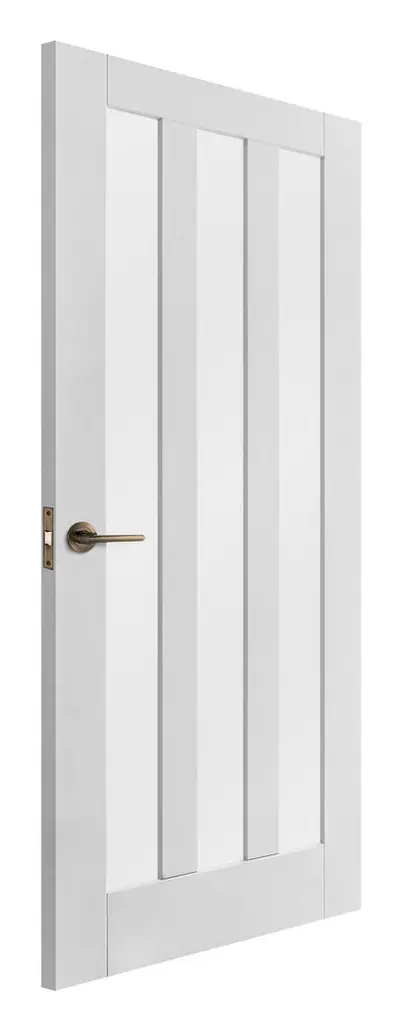 Ardrossan 3 Light Frosted Glazed internal door in white primed (D83) – supplied and fitted by McKee Joinery, Ayrshire