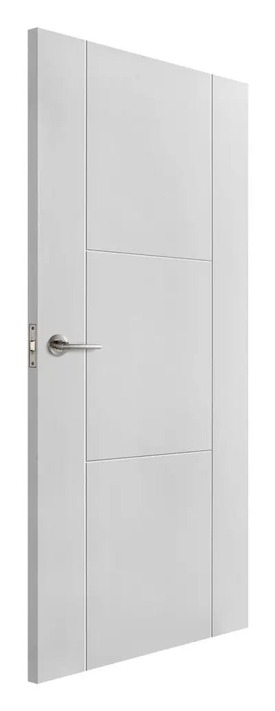 Tarbolton internal door in white primed (D87) – supplied and fitted by McKee Joinery, Ayrshire
