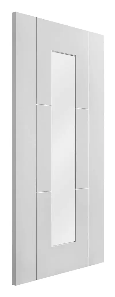 Tarbolton 1 Light Frosted Glazed internal door in white primed (D89) – supplied and fitted by McKee Joinery, Ayrshire