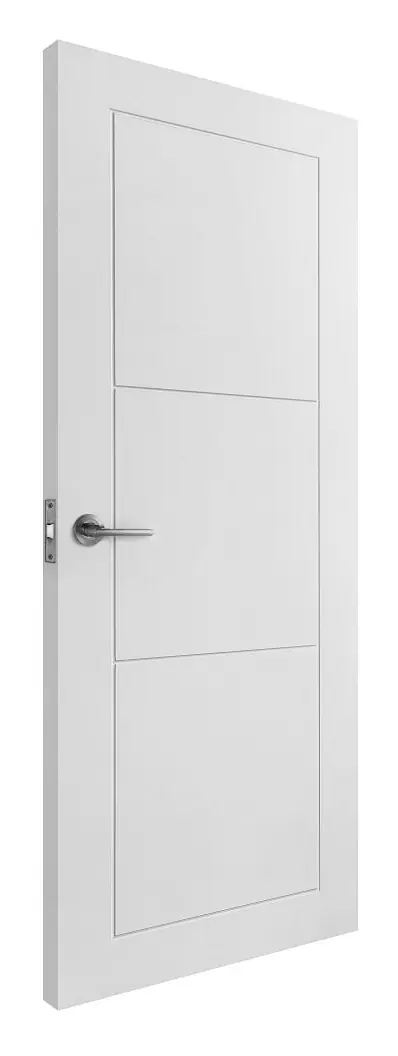 Symington internal door in white primed (D90) – supplied and fitted by McKee Joinery, Ayrshire