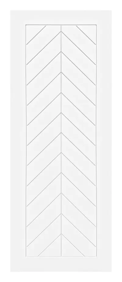 Saltcoats internal door in white primed (D92) – supplied and fitted by McKee Joinery, Ayrshire