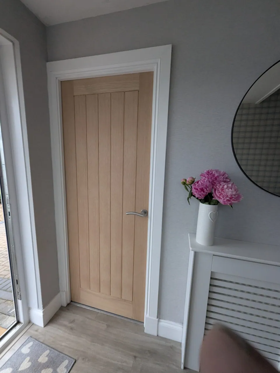 New internal door hung and finished by McKee Joinery in Ayrshire