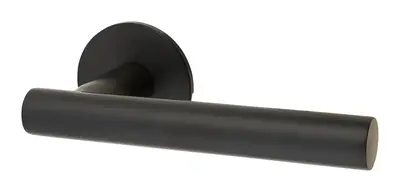 Kelburn lever door handle in matt black (H02) – McKee Joinery, Ayrshire