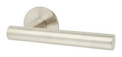 Kelburn door handle in satin stainless