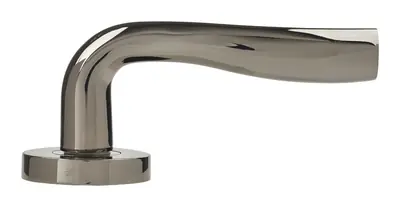Kilkerran lever door handle in black nickel (H14) – McKee Joinery, Ayrshire