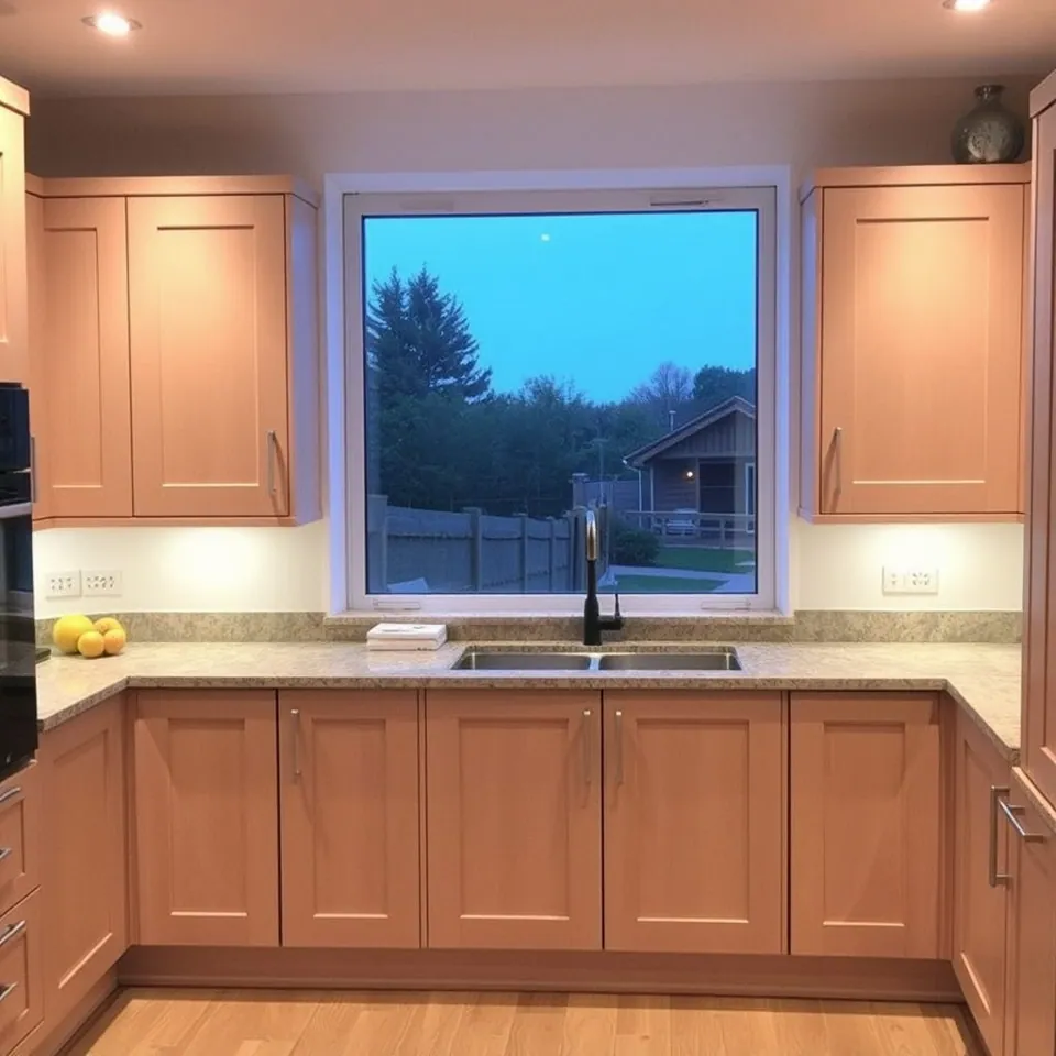 Kitchen installation detail