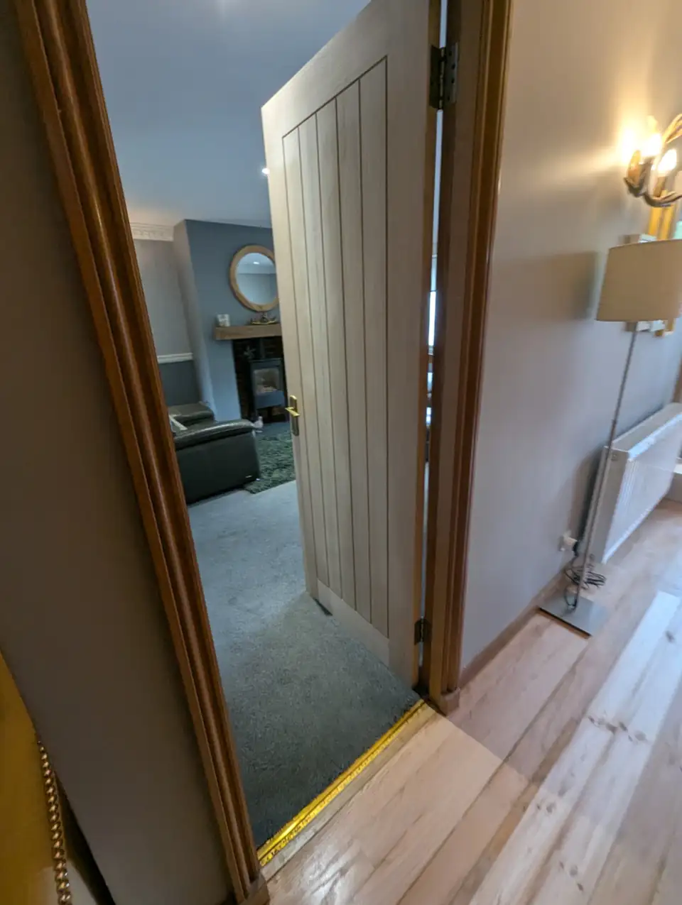 Through to the living room